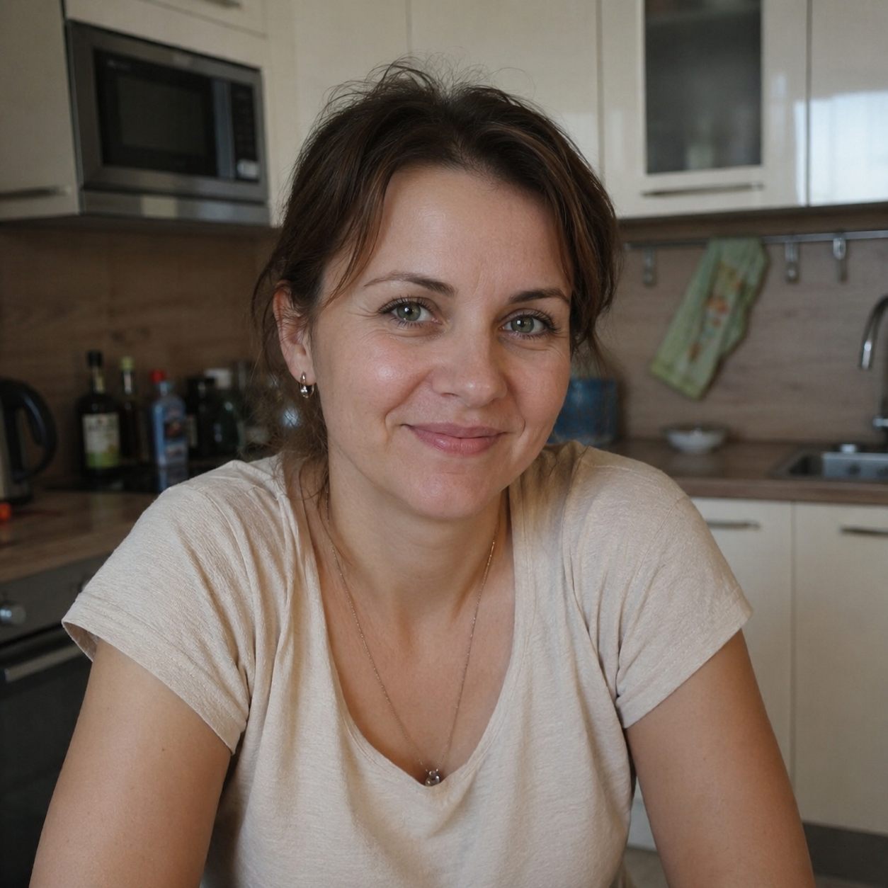 Портрет Марины, заказчицы кухни